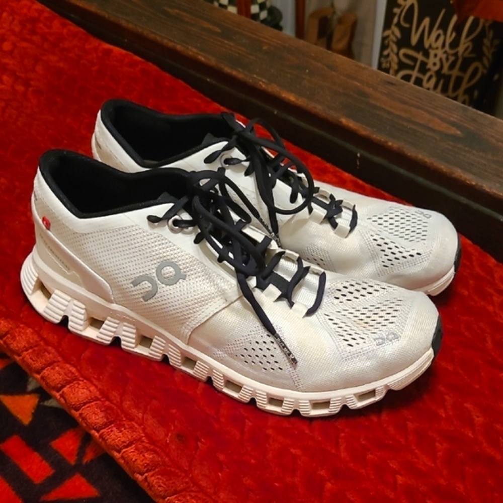 On Running White Athletic Shoes